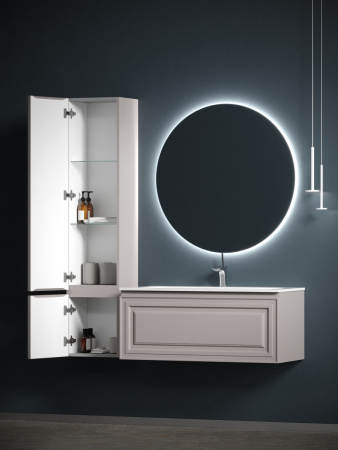 Шкаф-пенал Sancos Very PVR35LSM 40х160 подвесной цвет коричневый